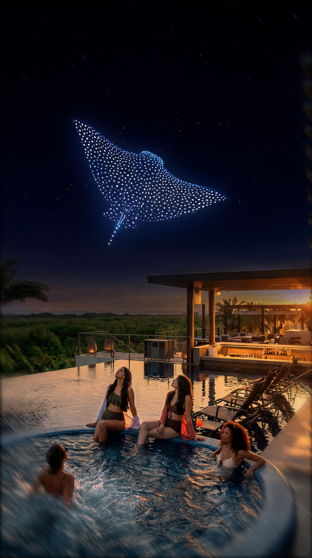 seven x seven 石垣で新年を照らす光のアートショーを2026年1月1日（木